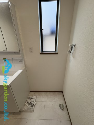 藤沢市西富　新築戸建　全1棟A号棟のランドリースペース