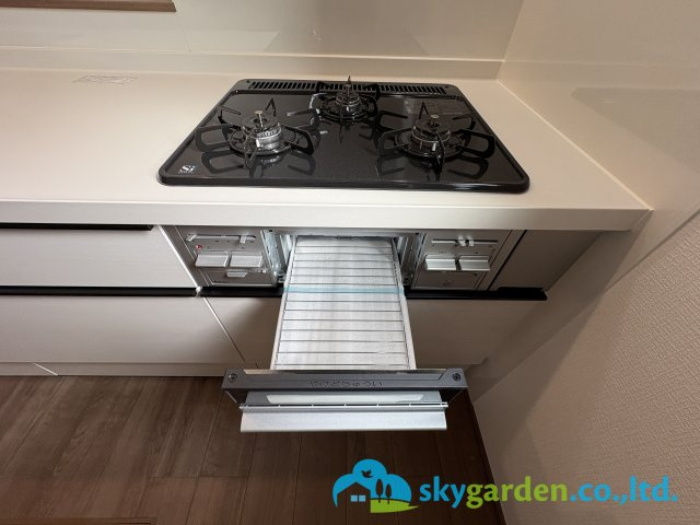 藤沢市西富　新築戸建　全1棟A号棟のキッチン|お料理しやすいキッチンです