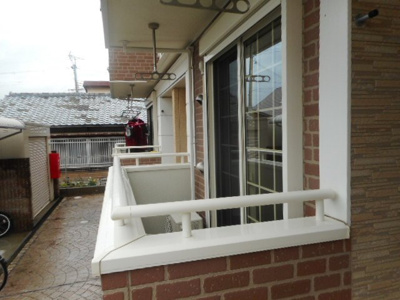 【バルコニー】 | ソレイユＴ・Ｄ | 外からの目が気にならないバルコニーで洗濯物が干せます