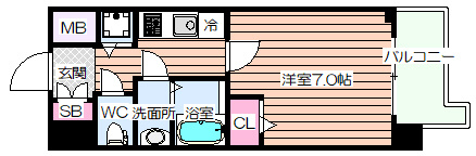 【間取り】 | S-RESIDENCE天満Gracis