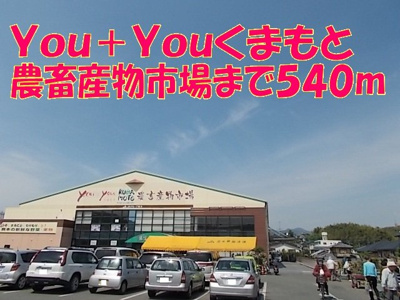 【周辺】 | プラティーク | you+you熊本農産物市場まで540m