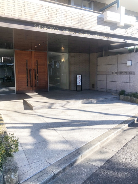 新小岩親水公園パークホームズのエントランス|エントランスです。