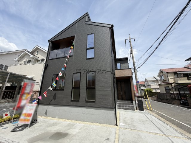 所沢市榎町・全1棟　新築一戸建　～東南角地～の外観|現地写真（2026年3月24日撮影）