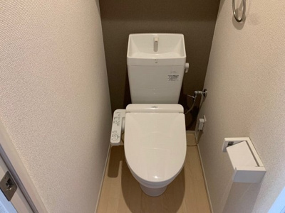 【トイレ】 | クレイノ港北Ⅱ | 温水洗浄便座設置