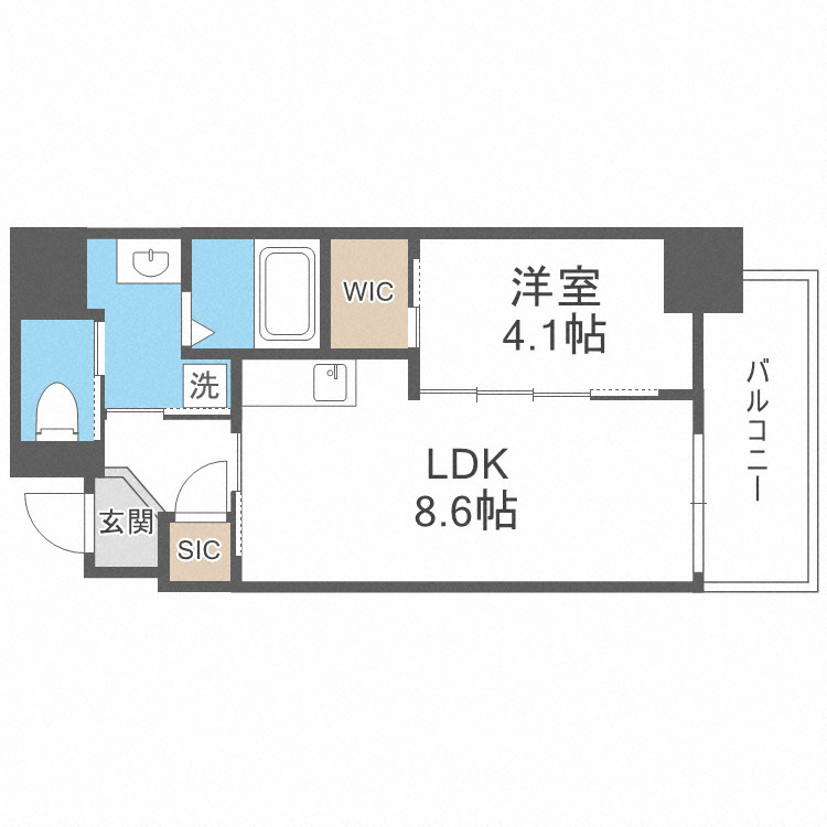 アドバンス上町台シュタットの間取り
