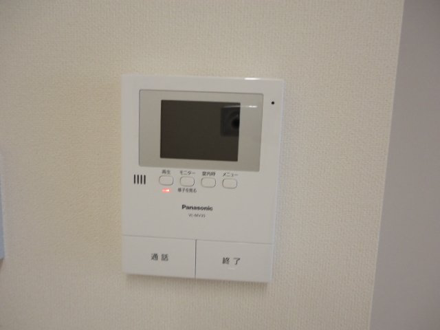 ガーデンハイム椿のセキュリティ|カメラ付インターホン（イメージ）