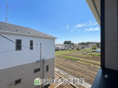 【展望】 | CRADLE GARDEN小山市喜沢第8　2 | バルコニーからの眺めです！
