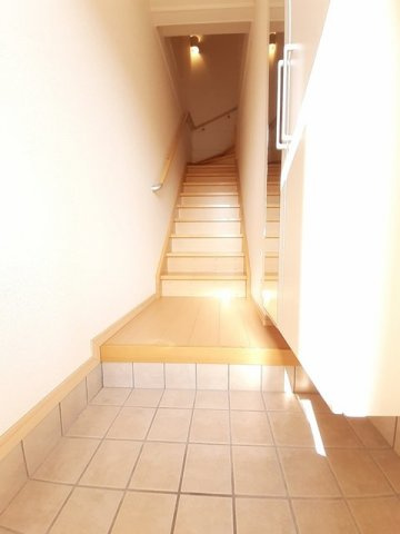 サニープレイスＢの玄関|きれいな玄関です
