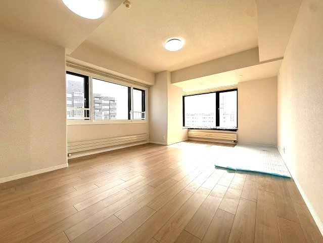 リブウェル真駒内緑町イーストヴュ―の居間・リビング