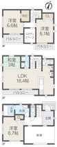 綾瀬市寺尾西2丁目　新築戸建て　全１棟【仲介手数料無料】の画像