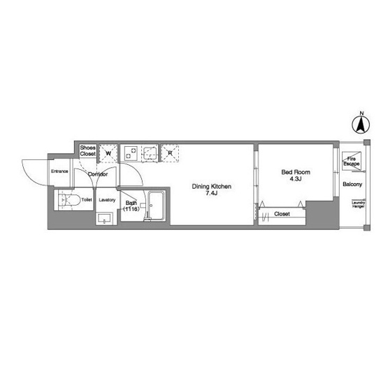 【間取り】 | Ｄａｆｆｉｔｔｏ錦糸町