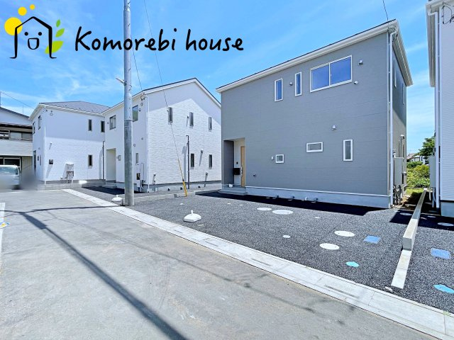 上尾市領家　第2　新築一戸建て　クレイドルガーデン　04の前面道路含む現地写真|前面道路含む現地写真です