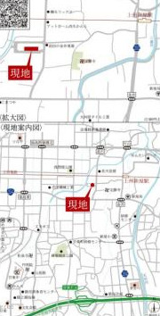 【新築】甘楽郡甘楽町金井第2　２号棟(全４棟)　リーブルガーデン　新築建売分譲の地図