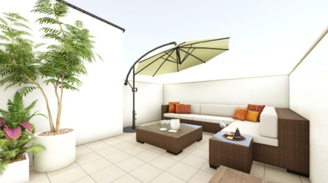 【完成予想図】 | 目黒区目黒本町４丁目　売地 | バルコニー