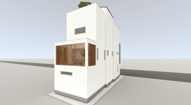 【外観パース】 | 目黒区目黒本町４丁目　売地