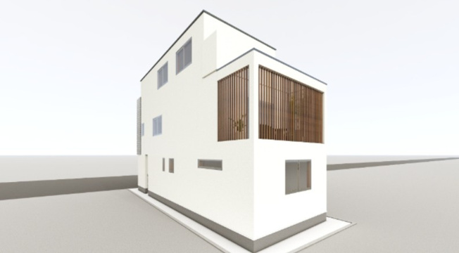 【外観パース】 | 目黒区目黒本町４丁目　売地