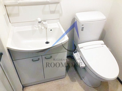 ライジングプレイス堀切の洗面所|洗面台です。