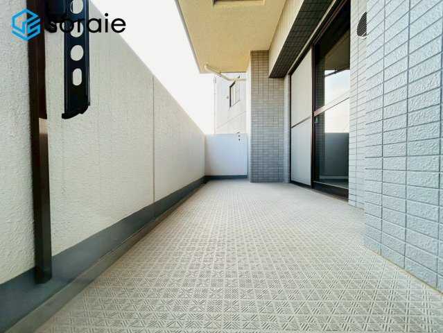 ダイアパレス川越新河岸のバルコニー|3/24撮影