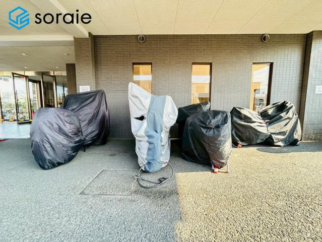 ダイアパレス川越新河岸の駐輪場|3/24撮影