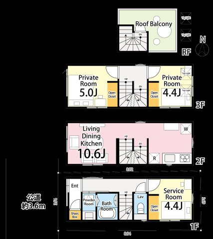 足立区千住旭町　北千住駅徒歩6分　建築条件付売地の外観|2026年3月撮影