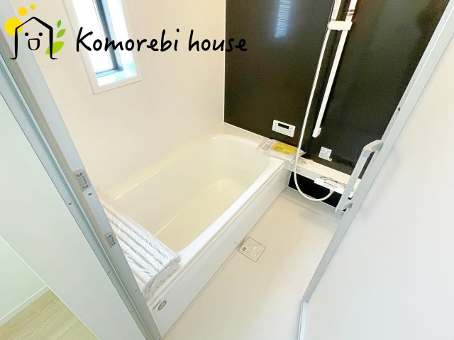 上尾市領家　第2　新築一戸建て　クレイドルガーデン　05の浴室|きれいなお風呂です