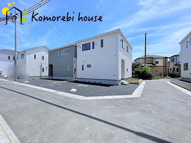 上尾市領家　第2　新築一戸建て　クレイドルガーデン　05の前面道路含む現地写真|前面道路含む現地写真です