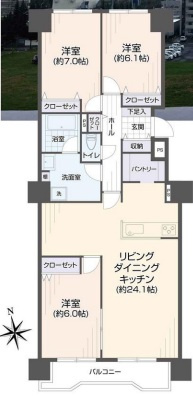 ネオ・シティあいの里Cステージの間取り