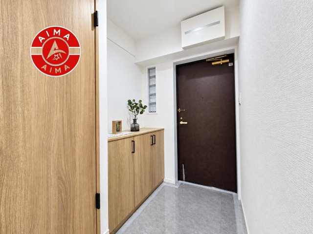 ライオンズマンション大橋第2の玄関|しっかり収納もある玄関です。