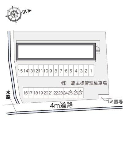 レオパレスドリームの区画図