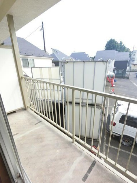 飛田給コーポのバルコニー