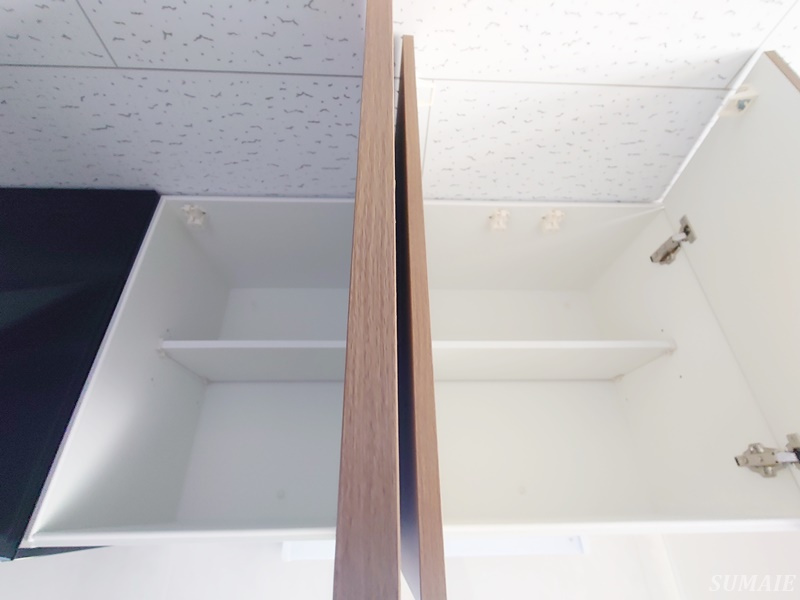 ノースガーデンのキッチン|吊戸棚です☆