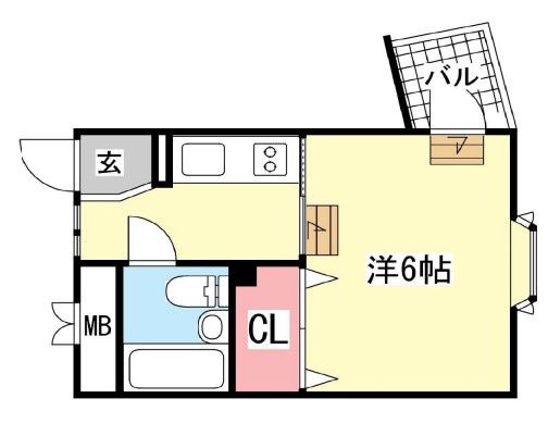 北野ハウスの間取り