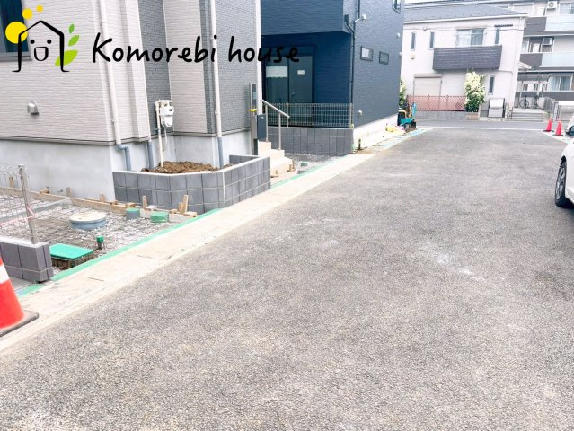さいたま市北区本郷町1065番　新築一戸建て　ハートフルタウン　Eの前面道路含む現地写真|前面道路含む現地写真です