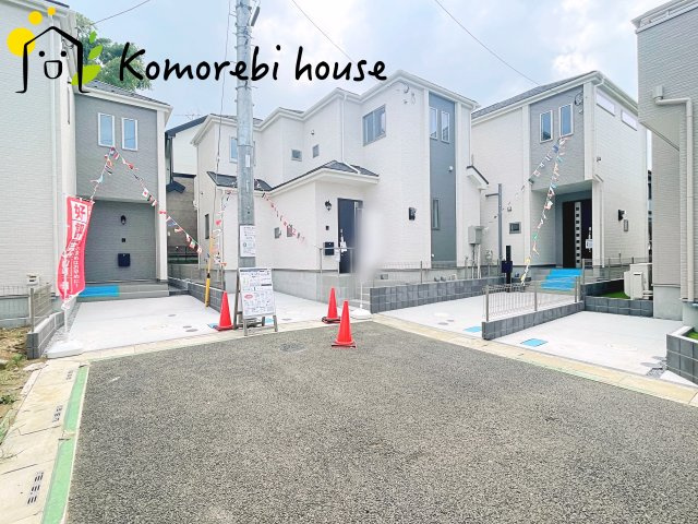 さいたま市北区本郷町1065番　新築一戸建て　ハートフルタウン　Eの前面道路含む現地写真|前面道路含む現地写真です