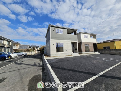 【駐車場】 | CRADLE GARDEN栃木市沼和田町　第6　2 | 横並びに2台駐車可能♪