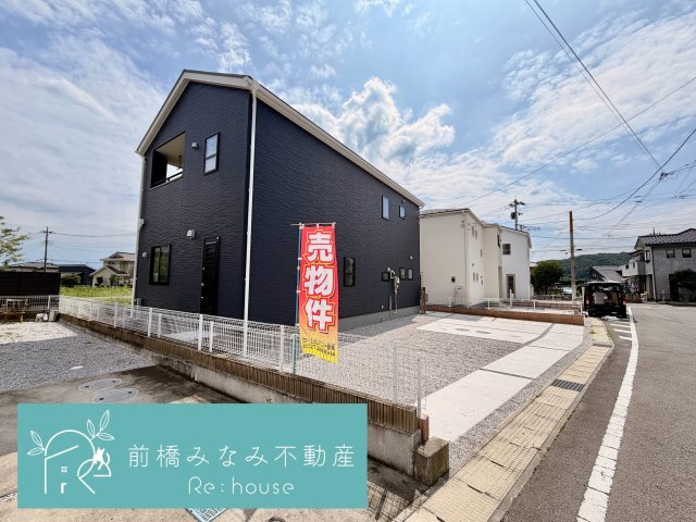【新築】安中市板鼻　３号棟(全３棟)　リーブルガーデン　新築建売分譲の外観|おしゃれな外観です