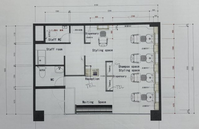【間取り】 | ビュークレスト那珂川 | 工事図面の為、正確な図面ではありません。