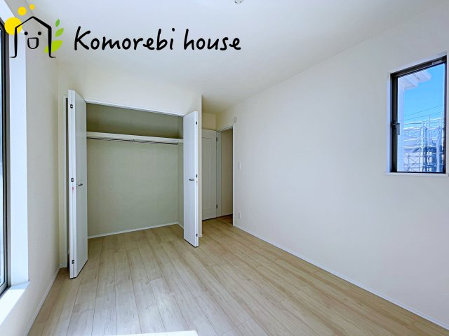 さいたま市北区本郷町1065番　新築一戸建て　ハートフルタウン　Fの寝室|落ち着いた色調の寝室です