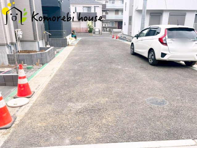 さいたま市北区本郷町1065番　新築一戸建て　ハートフルタウン　Fの前面道路含む現地写真|前面道路含む現地写真です