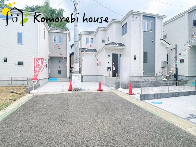 さいたま市北区本郷町1065番　新築一戸建て　ハートフルタウン　Fの前面道路含む現地写真|前面道路含む現地写真です