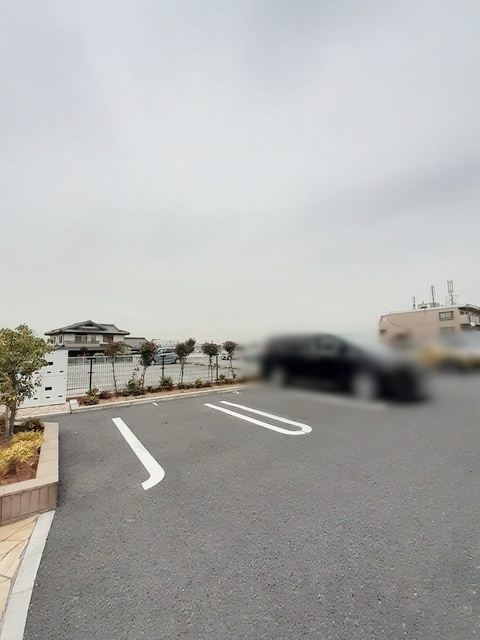 藤沢市石川１丁目のアパートの駐車場