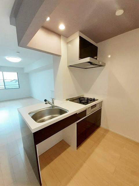 藤沢市石川１丁目のアパートのキッチン