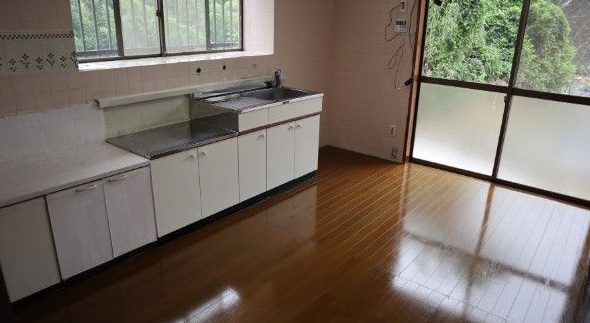 八女吉田戸建のキッチン
