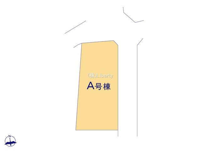 日立市東大沼町3期　新築戸建　A号棟の区画図