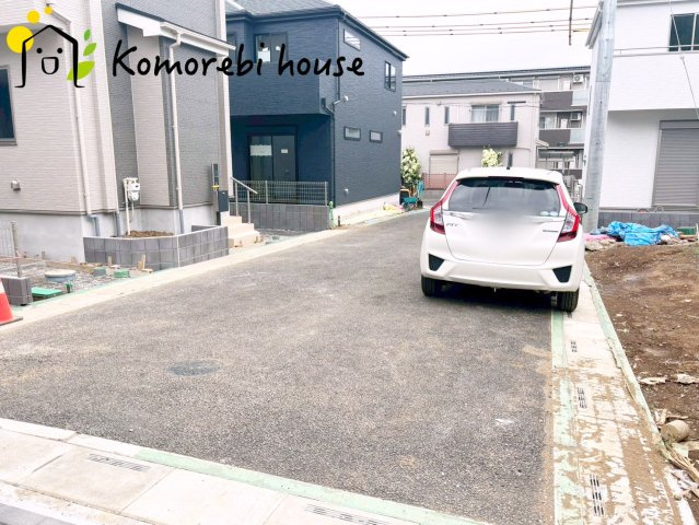 さいたま市北区本郷町1065番　新築一戸建て　ハートフルタウン　Gの前面道路含む現地写真|6/7撮影