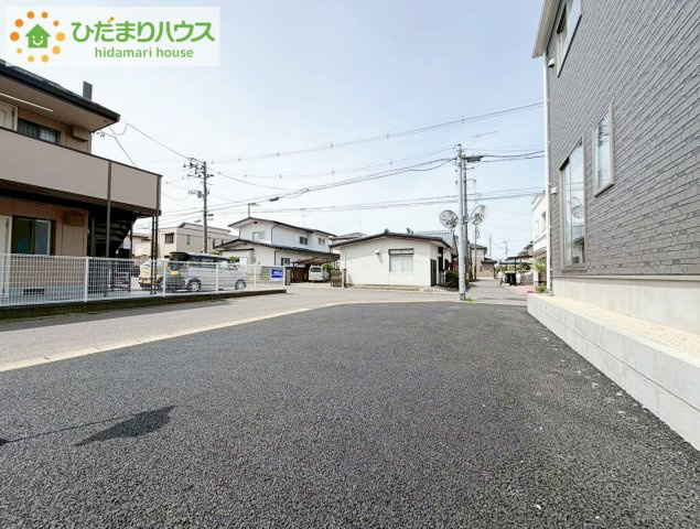 郡山市島第3　新築戸建　1号棟の駐車場|ご家族でお車に乗る方に！駐車場3台分あります！