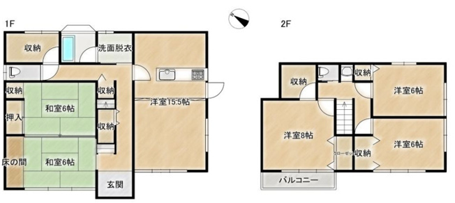 【間取り】 | 久喜市吉羽3丁目　中古戸建　