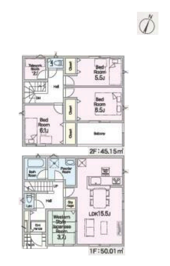 上尾市領家　第2　新築一戸建て　クレイドルガーデン　08の区画図|8号棟