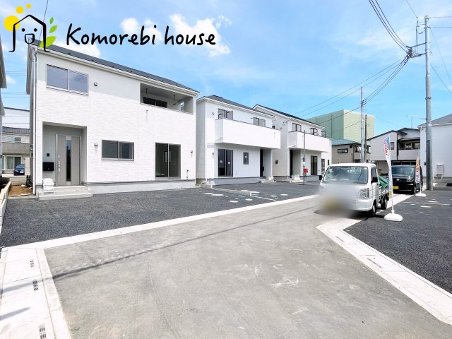 上尾市領家　第2　新築一戸建て　クレイドルガーデン　08の前面道路含む現地写真|前面道路含む現地写真です