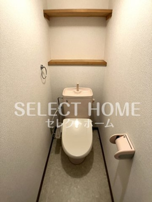 【トイレ】 | コーポ梅村Ｂ | ゆったりとした空間のトイレです